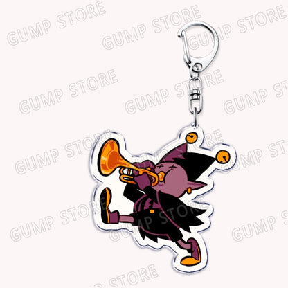 Deltarune & Undertale Keychains – Ralsei, Kris, Susie & Spamton Fan Gaming Accessories