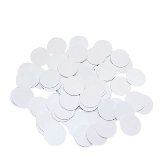 20/50/100pcs NFC Ntag215 Coin Key Tags – 13.56MHz Universal RFID Ultralight Labels for TagMo Forum Type 2