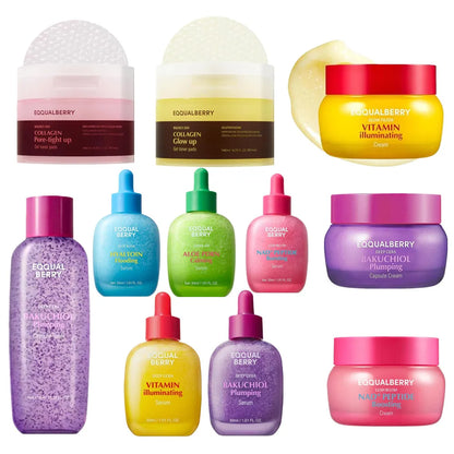 EQQUALBERRY PDRN + Peptide Boosting Serum - Pore-Tightening Nourishing Skincare for Sensitive Skin