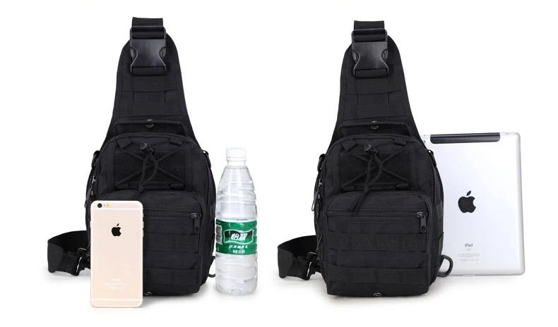 LHI Tactical Shoulder Chest Bag — Waterproof EDC Sling Pack for Hiking, Camping, Hunting & Concealed Carry