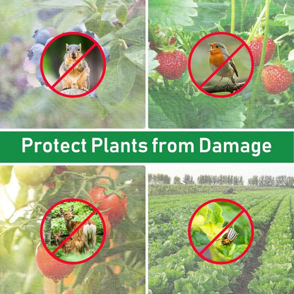 Garden Mesh Screen Barrier – Reusable Protective Cover for Flowers, Crops, Greenhouse, Bird & Insect Protection