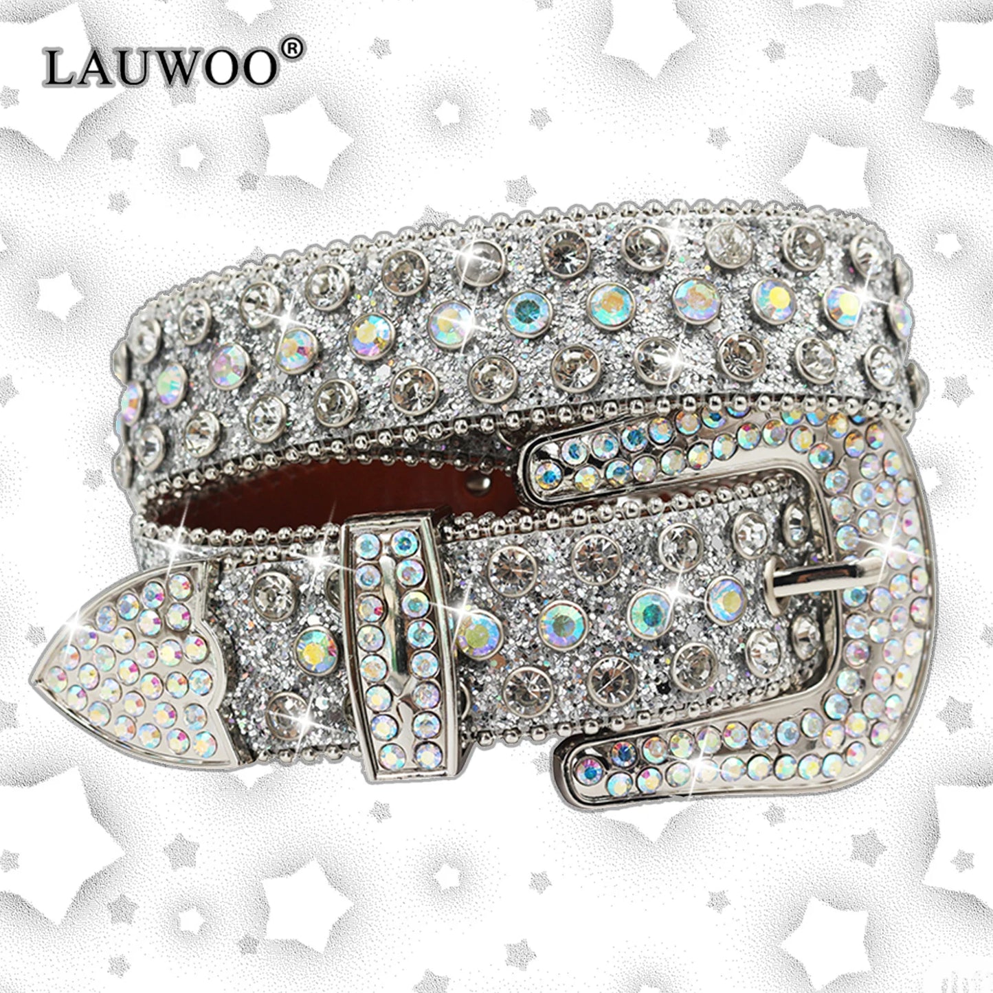 Luxury Rhinestone Belt – Diamond Crystal Studded Fashion Pin Buckle Belt for Women, Stylish Jeans Decoration
