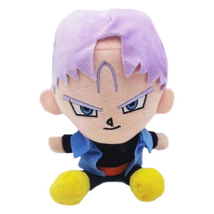 20cm Dragon Ball Anime Plush Toys - Super Saiyan Goku, Vegeta, Piccolo, Trunks and Gohan Stuffed Dolls