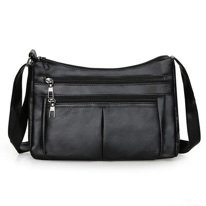 Women’s Korean Shoulder Bag - Luxury Style Soft Leather Versatile Crossbody Handbag