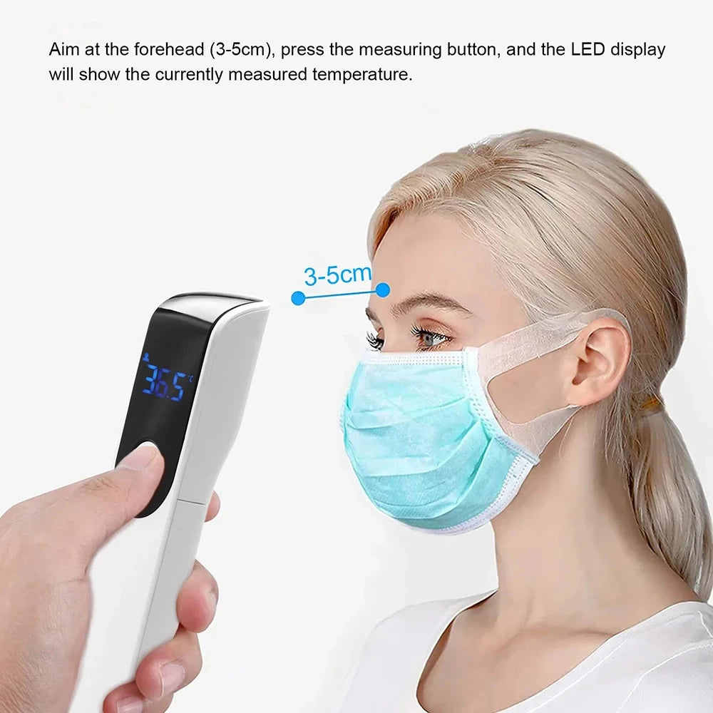 Celsius Display Digital Infrared Thermometer | Non-Contact Medical Temperature Gun Hygrometer