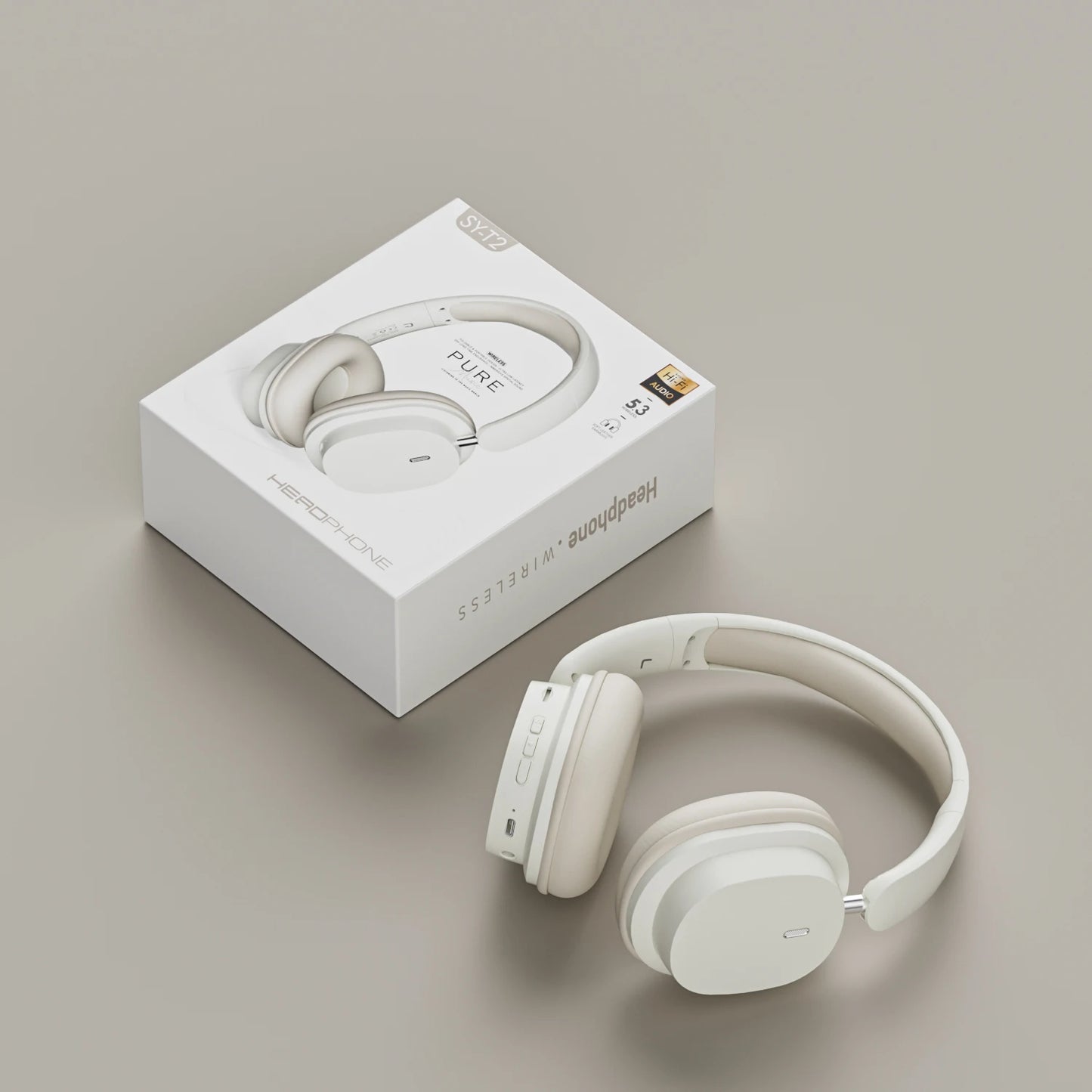 SY-T2 Bluetooth Headset – High-Quality Noise Reduction Wireless Headphones with Microphone for Gamers