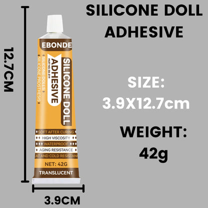 Strong Adhesive Glue - Multi-Surface Repair Glue for Silicone, Plastic, Metal, Glass, Dolls, Prosthetics, and Toys
