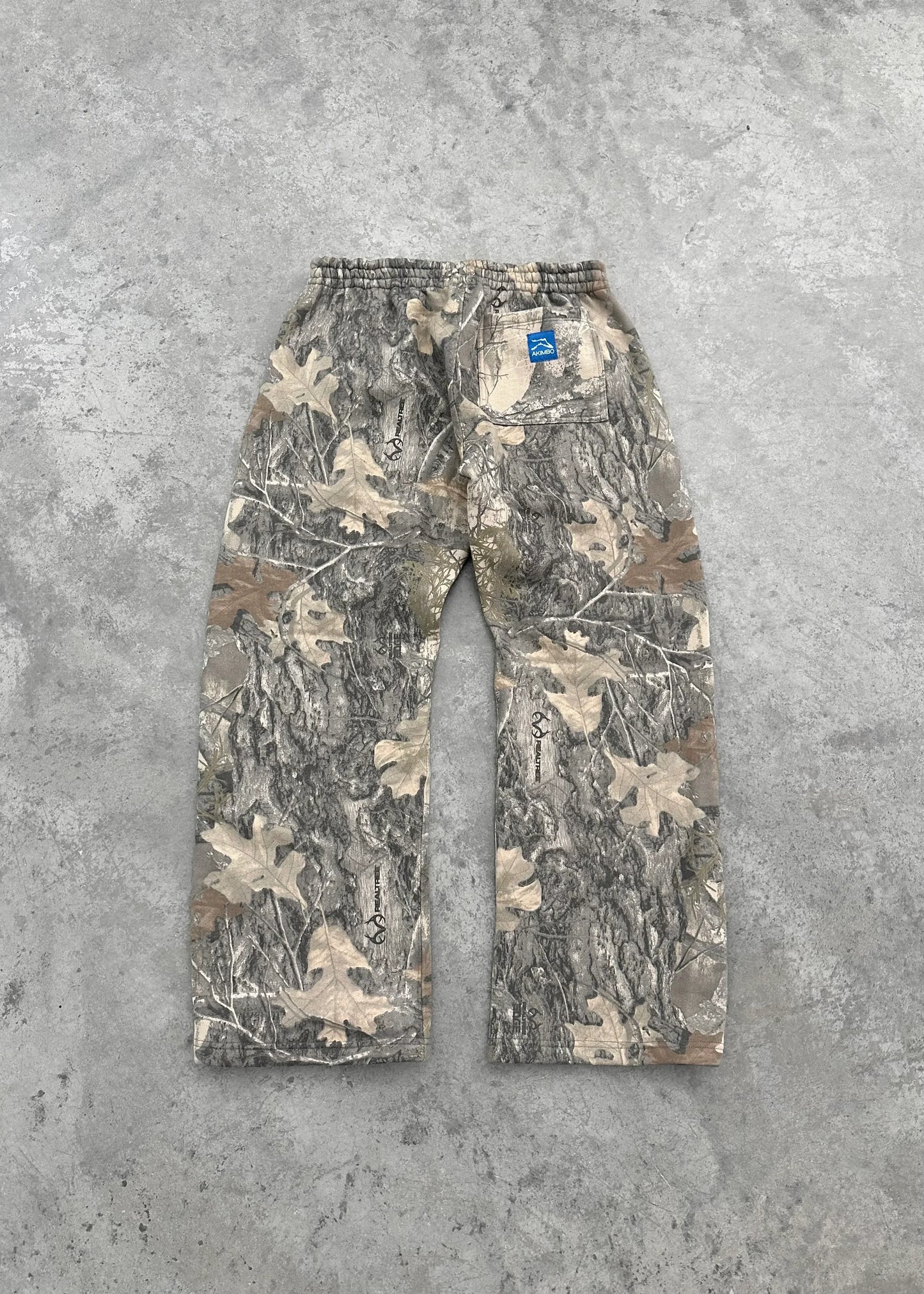 Y2K Camouflage Sweat Pants — Men’s High Street Hip Hop Oversized Baggy Unisex Streetwear