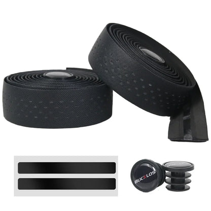 BUCKLOS Road Bike Handlebar Tape – Soft PU EVA Anti-Slip Shock-Absorbing Grip for Gravel and Cycling