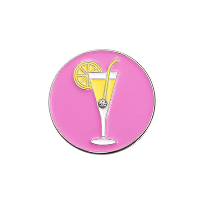 Magnetic Golf Hat Clip with Ball Marker - Electroplated Golf Marker and Training Accessory for Kids, Boys, Girls, and Golf Gifts