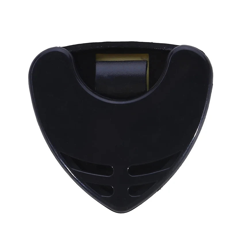 1/5/10pcs Guitar Pick Holder – Self-Adhesive Triangle Plectrum Case, Quick Storage Organizer