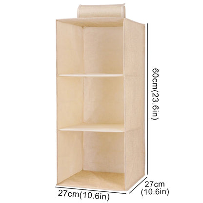 Hanging Cabinet Organizer for Underwear and Closet Storage — Wardrobe Rack Shelf Drawer Box