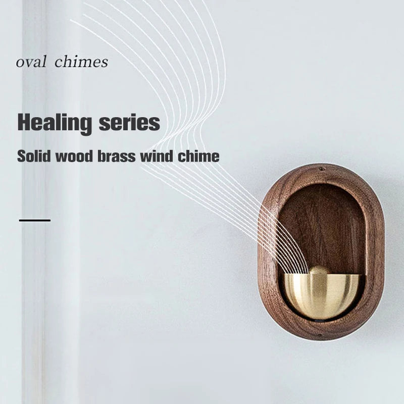 Wooden  Wind Chime Door Bell – Home & Room Decor, Front Door Reminder Bell