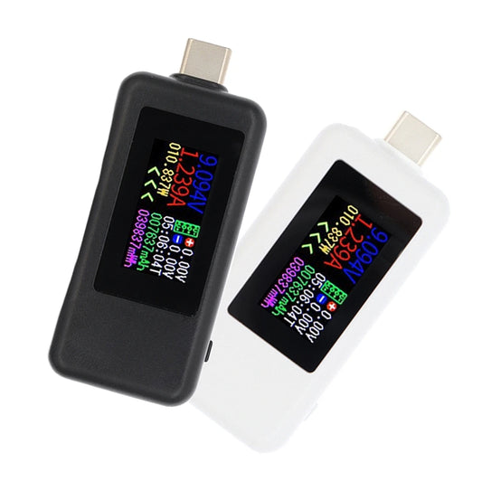 10-in-1 USB & Type-C Tester – Digital DC Voltmeter, Ammeter, Current and Voltage Meter for Power Bank and Charger Detection