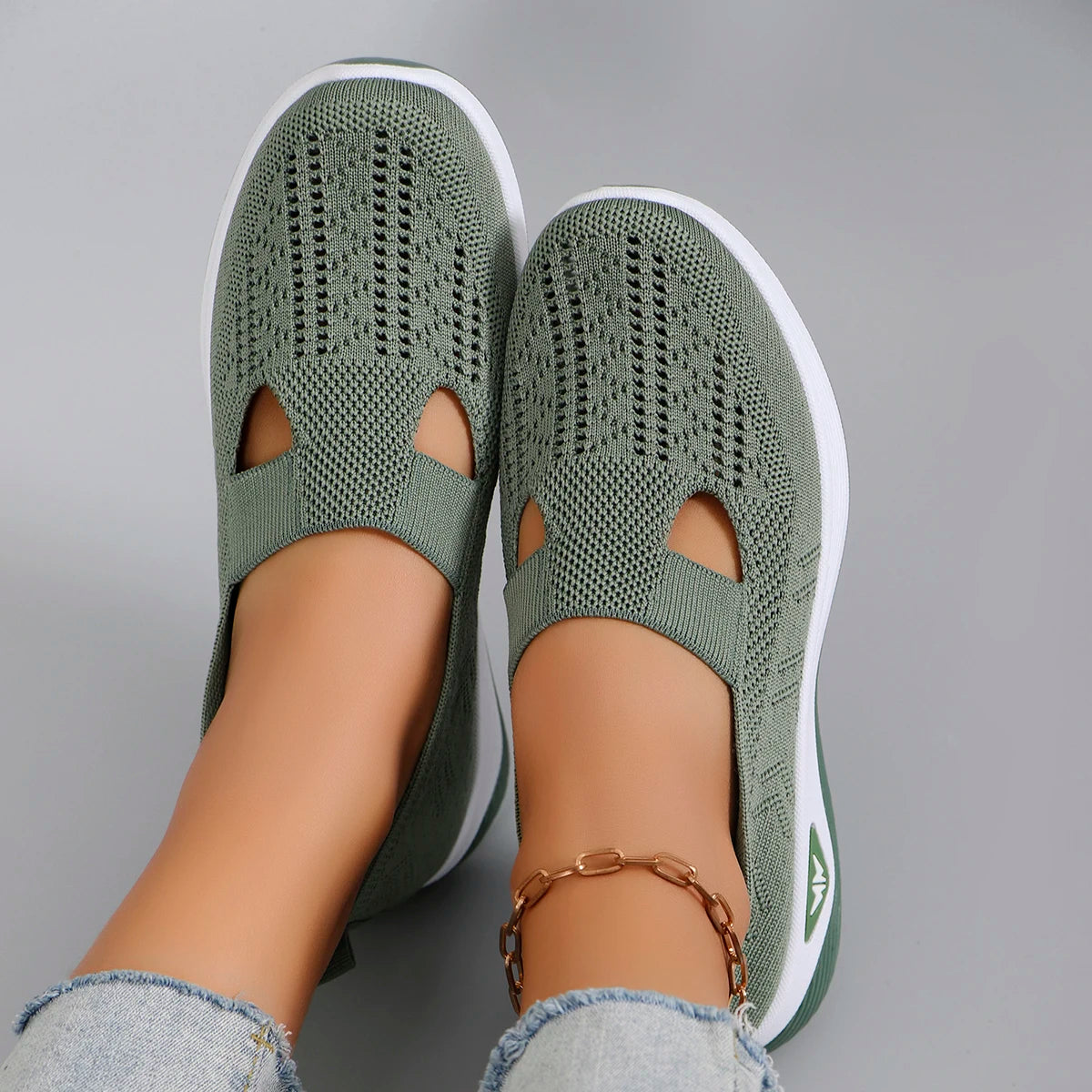 Spring Women's Sports Shoes – Breathable, Lightweight, Non-Slip, Wear-Resistant Casual Sneakers