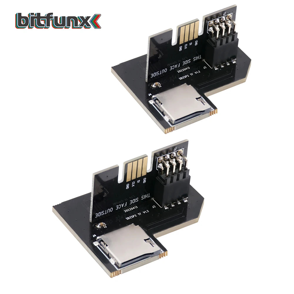 Bitfunx SD2SP2 Pro SD Card Adapter – MicroSD TF Card Reader for Nintendo GameCube NGC NTSC Serial Port 2