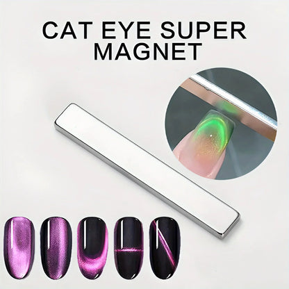 Nail Art Magnetic Pen – 3D Cat Eye Design, Dual-Ended Magnet Wand for Gel Polish, Magic Manicure Tool for DIY & Salon
