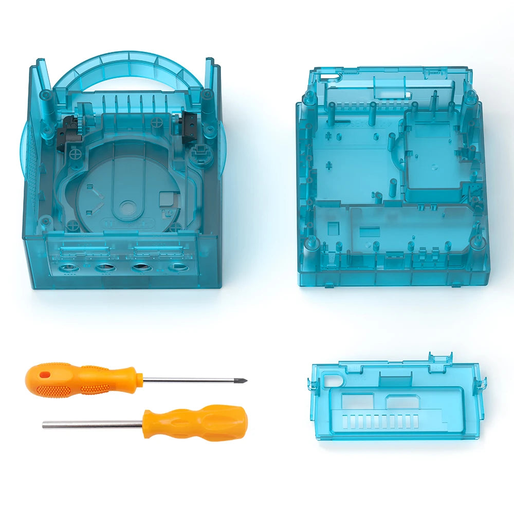 Bitfunx GameCube Replacement Shell - Housing Case for Nintendo NGC DOL-001 & DOL-101 Consoles