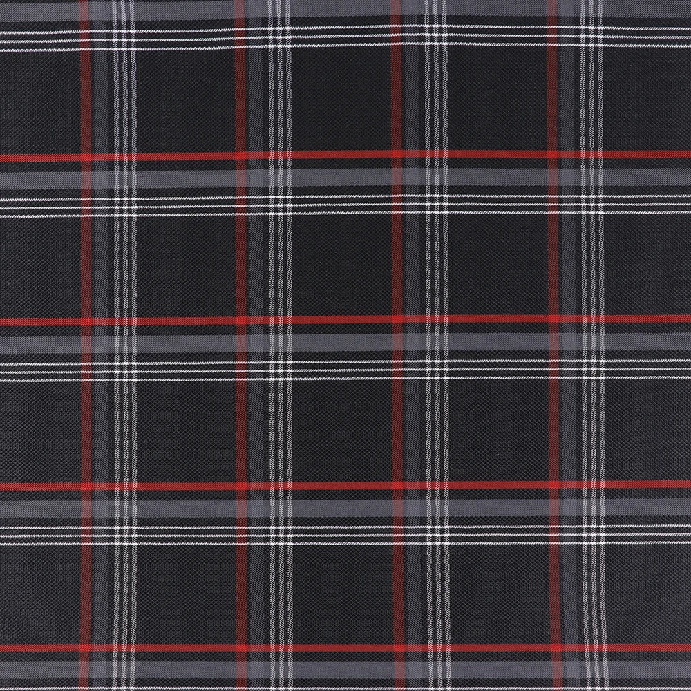 JDM Plaid Car Seat Cover Fabric - 1 × 1.5M Vintage Classic Interior Upholstery Cloth