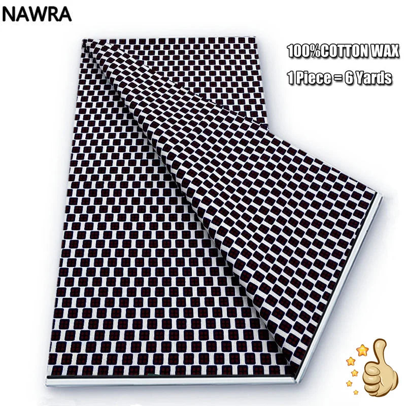 100% Cotton African Wax Print Fabric - High Quality Original Real Wax Ankara Batik Pagne Nigeria Style Sewing Fabric