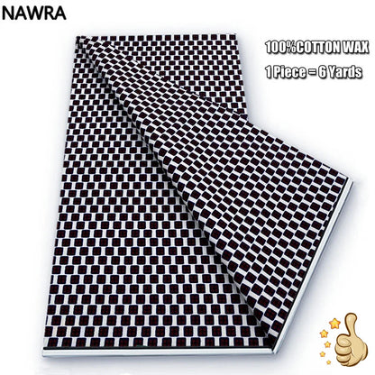 100% Cotton African Wax Print Fabric - High Quality Original Real Wax Ankara Batik Pagne Nigeria Style Sewing Fabric