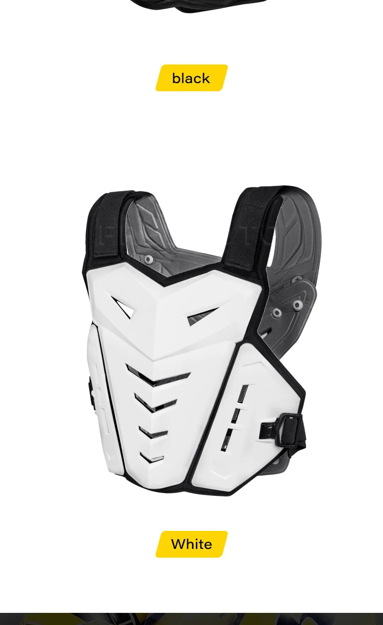 SULAITE Motocross Body Armor Jacket – Motorcycle Moto Vest with Back & Chest Protector, Off-Road Dirt Bike Gear