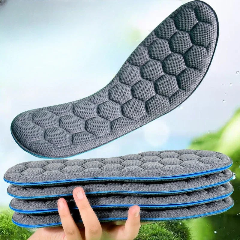 Unisex 5D Massage Insoles – Super Soft Sports Shoe Inserts for Feet, Arch Support, Orthopedic Running & Baskets Sole