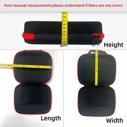 HILDA Large Capacity Waterproof Tools Bag – Electrician Hardware Organizer, 3 Sizes with Red Edges