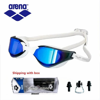 ARENA Professional Racing Swimming Goggles – HD Anti-Fog Waterproof UV400 Lens, Competition & Training Swim Glasses for Clear Vision