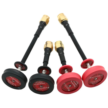 Pagoda 2 / Triple Feed Patch 5.8G 5dBi 50W FPV Flat Panel Antenna: Omnidirectional Omni LHCP/RHCP SMA/RP-SMA