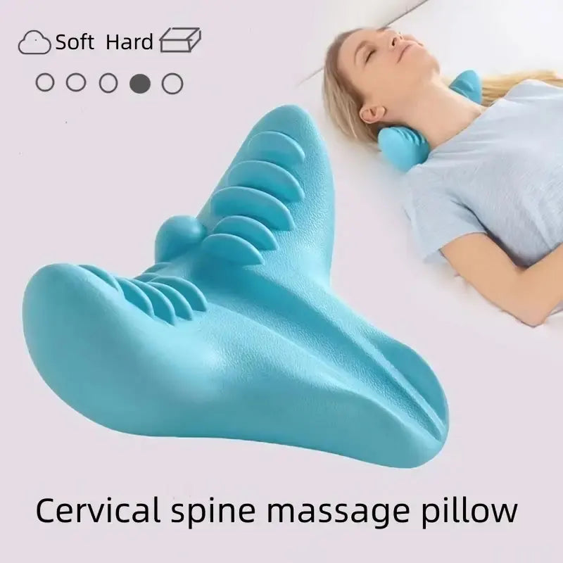 PC Pillow Cervical Traction, Shoulder & Neck Muscle Relaxer Massager, Spine Alignment & Traction Correction for Relief