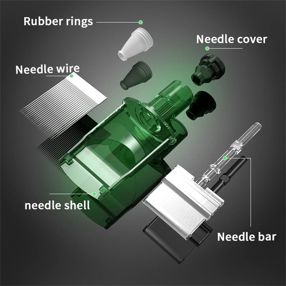 10PCS Large Cartridge Tattoo Needles – Professional Big Tip Tattoo Equipment for Precision Tattooing Tool Set