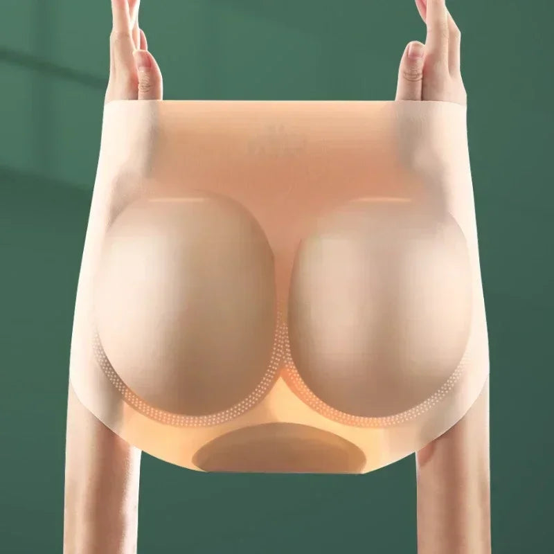 Summer Seamless Bodyshaper Panties – Silicone Hip & Butt Pads, Push-Up Briefs, Sexy Bum Lifter Lingerie