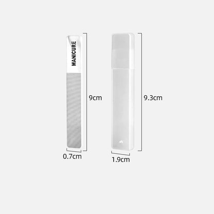 Nano Glass Nail File - Transparent Crystal Nail Buffer for Polishing, Smoothing & Shining Nails