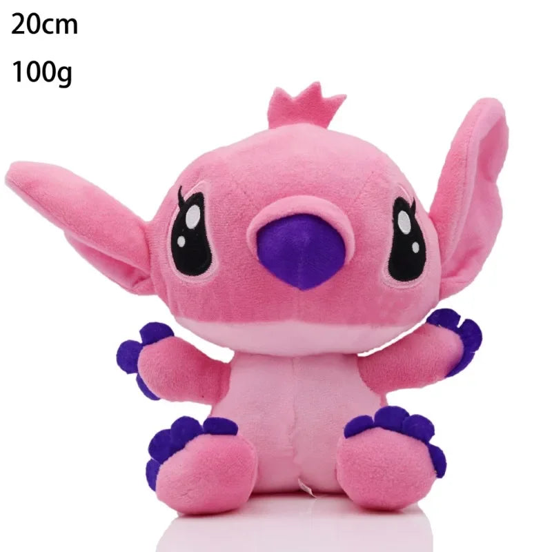 Authentic Disney Stitch Plush Toy 20-25CM - Lilo & Stitch Stuffed Kawaii Pillow Doll for Kids Birthday Gift