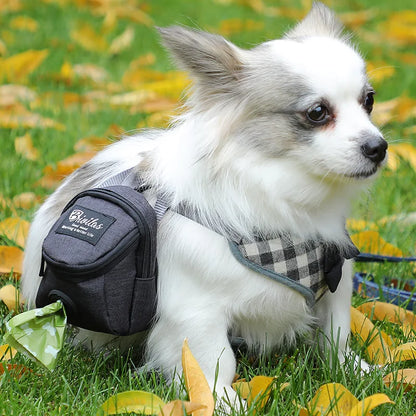 Pet Dog Treat Pouch & Poop Dispenser - Portable Multifunctional Training Bag, Durable Outdoor Travel Dog Accessories