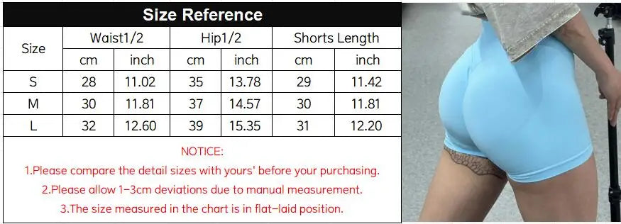 Women’s Gym Impact Running Shorts — Seamless Scrunch Butt Biker & Yoga Athletic Leggings