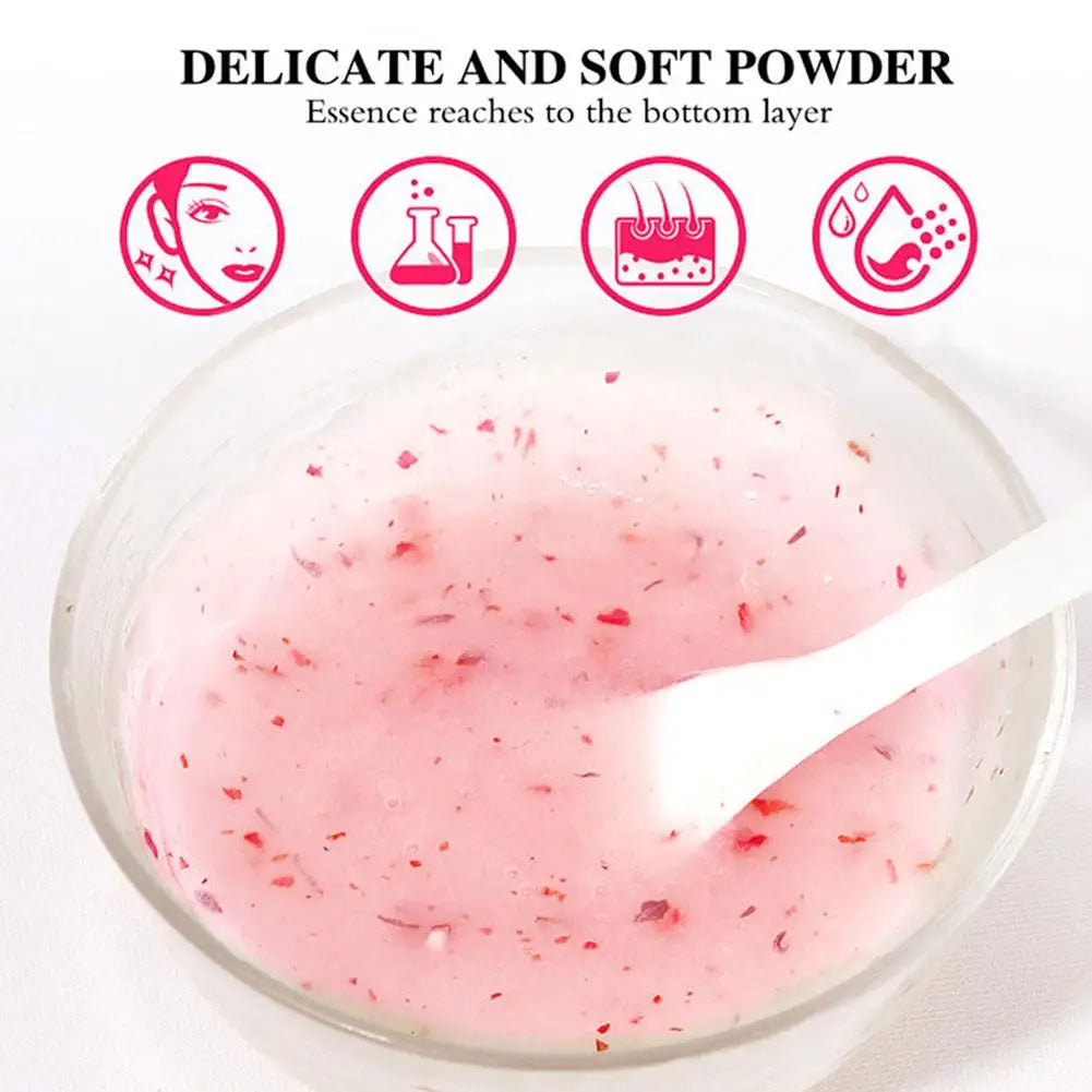 Professional Rose Jelly Face Mask Powder – Hydrating Hydro Gel Peel-Off Mask for Smooth, Nourished Skin Care Treatment