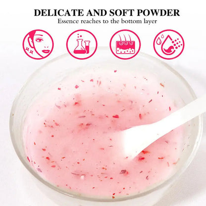 Professional Rose Jelly Face Mask Powder – Hydrating Hydro Gel Peel-Off Mask for Smooth, Nourished Skin Care Treatment
