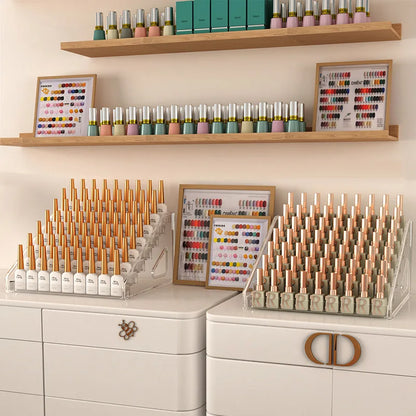 Acrylic Nail Polish Display Organizer – 3/4/5/6/7 Layer Clear Cosmetic & Jewelry Rack Holder