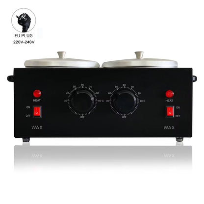Dual Wax Pot Professional Heater – Electric Paraffin Waxing Machine for Hair Removal & Spa Use