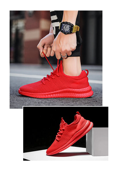 2022 Men’s Sneakers — High-Quality Breathable Gym & Casual Walking Shoes, Lightweight Plus-Size Footwear Zapatillas Hombre