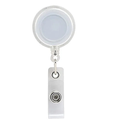 10pcs Retractable Badge Reels – Lanyard ID Holders for Office, School & Events