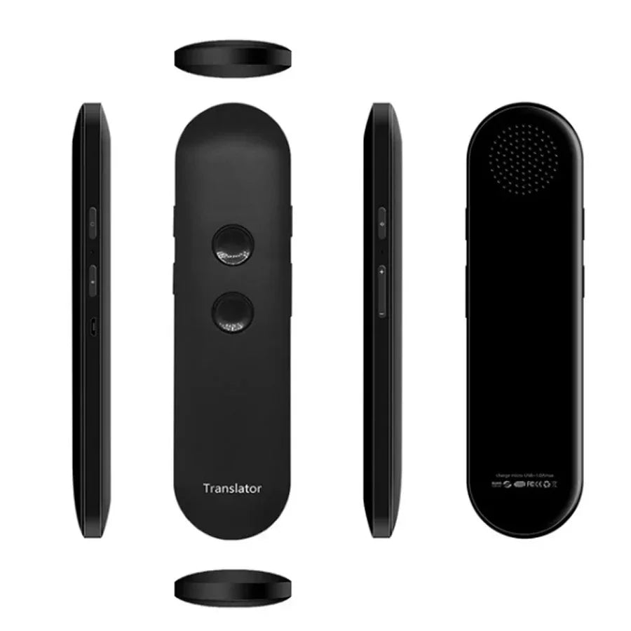 2024 T4 Portable Wireless Smart Voice Translator – 40 Languages Real-Time Two-Way Instant Translation Device with App & Bluetooth Support