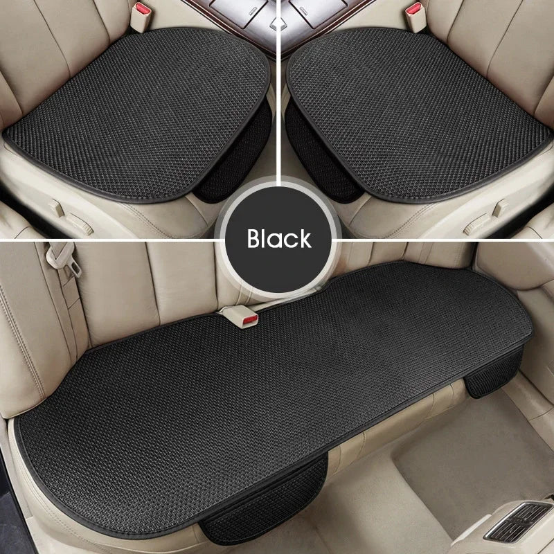 Breathable Ice Silk Car Seat Cushion - Non-Slip Universal Seat Protector for Summer Driving & Car Interior Comfort
