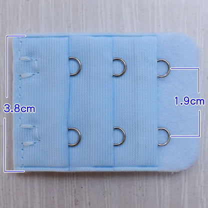 3.8cm 2-Hook Bra Extender Clip – Adjustable Back Belt Buckle for Women’s Underwear & Soft Bra Extension