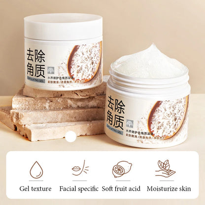 BIOAQUA White Rice Exfoliating Gel – Moisturizing & Nourishing Facial Scrub for Smooth Skin Skincare