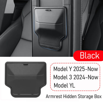 Tesla Center Console Organizer Tray – Storage Box and Cup Holder Insert for Model Y Juniper, Model 3 and Model YL (2025–2026)