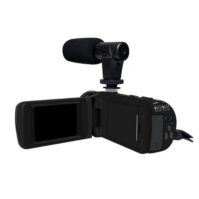 HD 1080P Digital Video Camera – 16MP Professional DV Camcorder with Built-in Microphone, Anti-Shake & Multifunction Photography Recording System