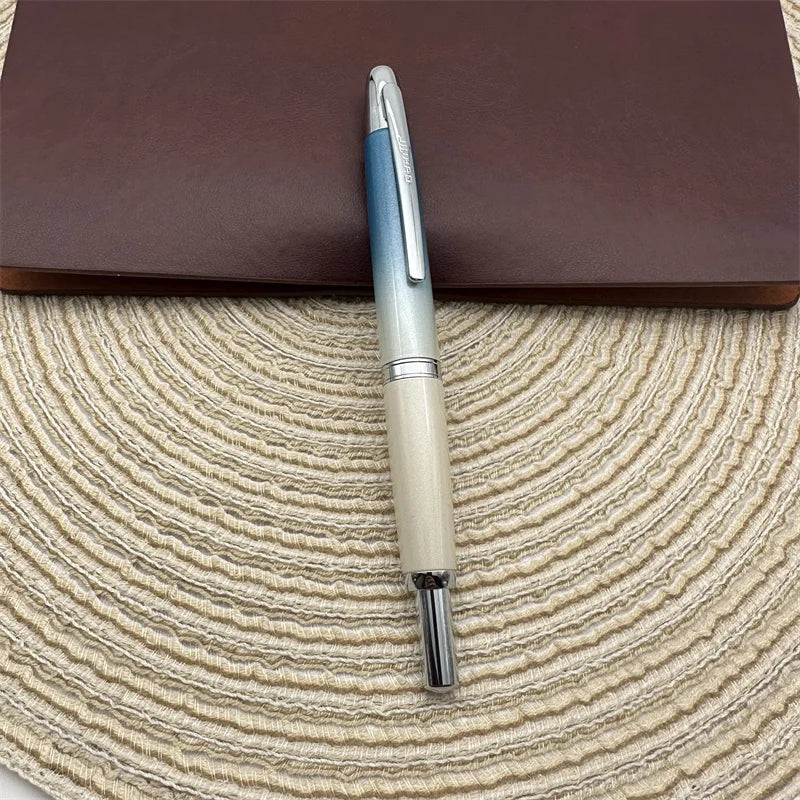Jinhao 10 Limited Edition Gradient Fountain Pen — Retractable Press, EF/F Nib with Ink Converter, Writing Gift Pen